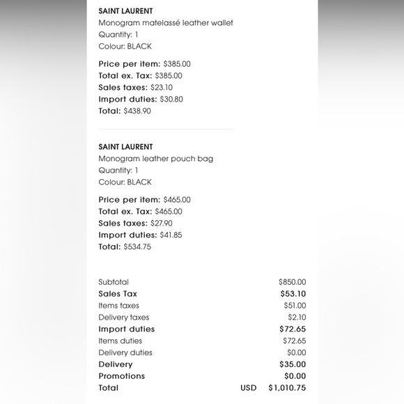 AUTHENTIC YSL CASSANDRE MATELASSÉ LARGE POUCH IN GRAIN DE POUDRE LEATHER - Picture 10 of 10